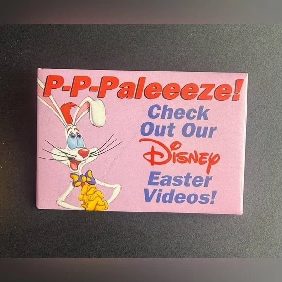 vintage Disney Easter Videos VHS pins pinback 3 Pieces - Picture 4 of 5